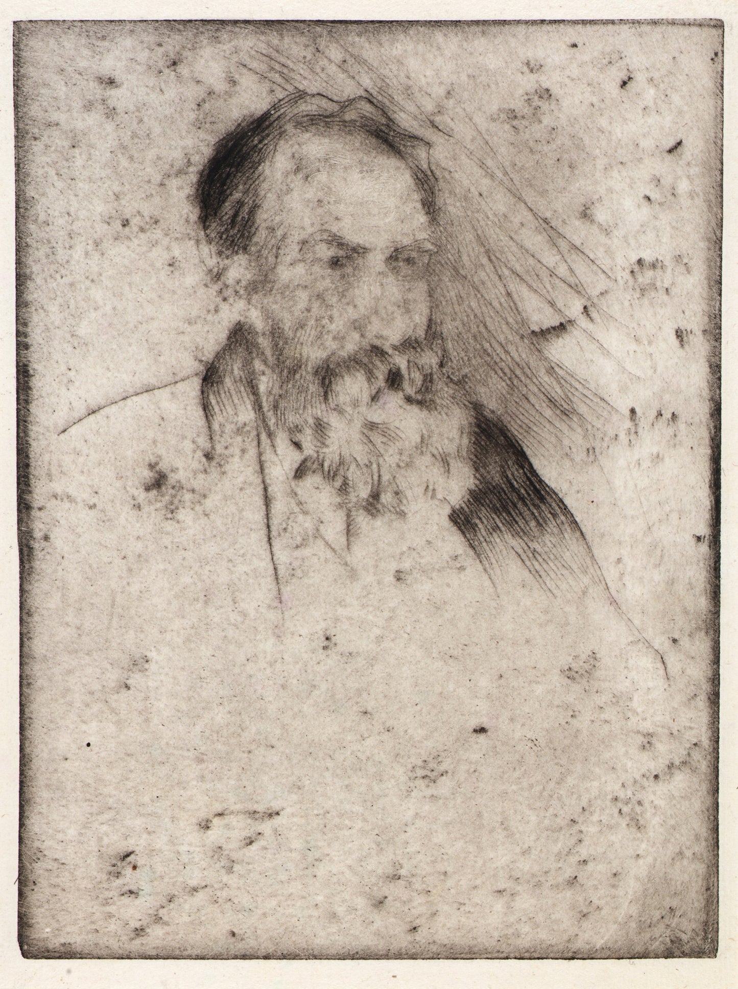 J. Alden Weir:Portrait of Albert P. Ryder,16x12"(A3)Poster