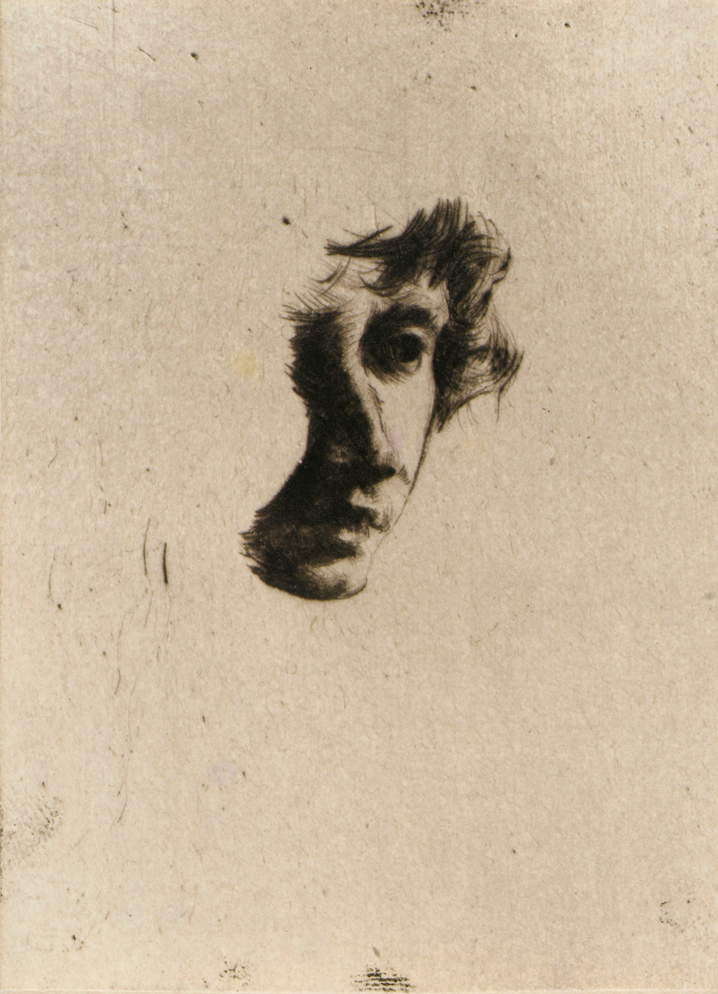 J. Alden Weir:Fragment of a Head,16x12"(A3)Poster