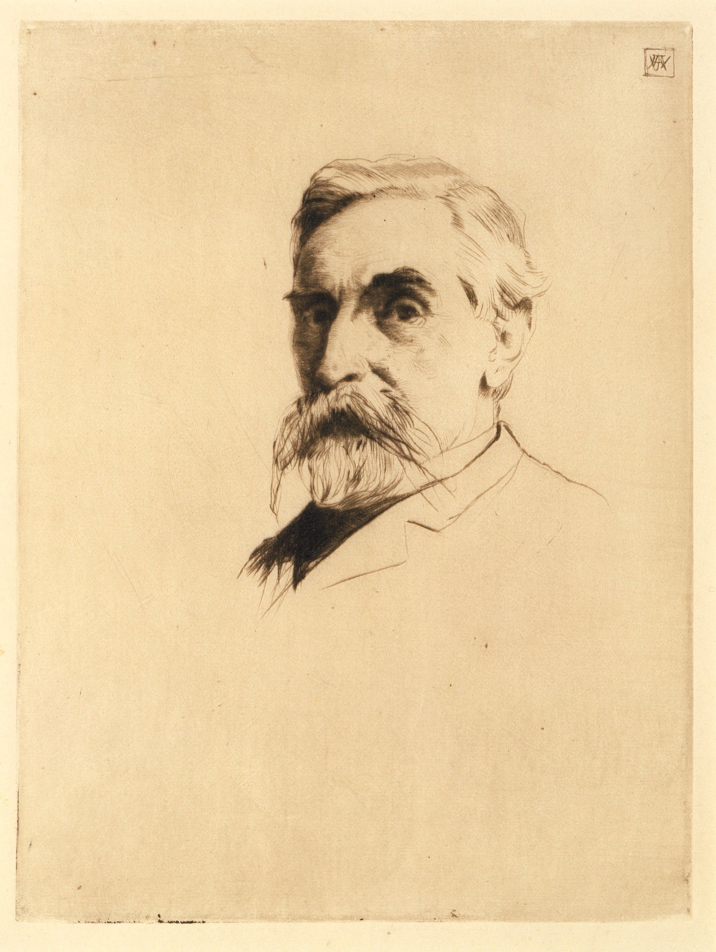 J. Alden Weir:Portrait of Robert Weir,16x12"(A3)Poster