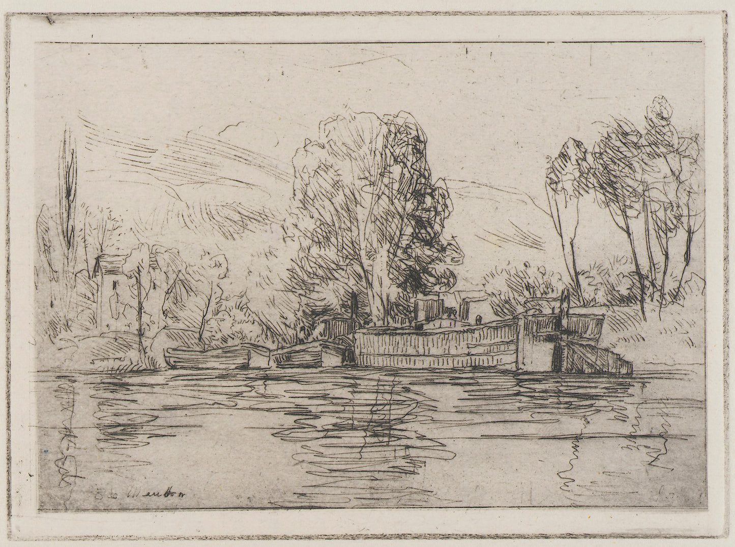 J. Alden Weir:Bas Meudon no. 2,16x12"(A3)Poster