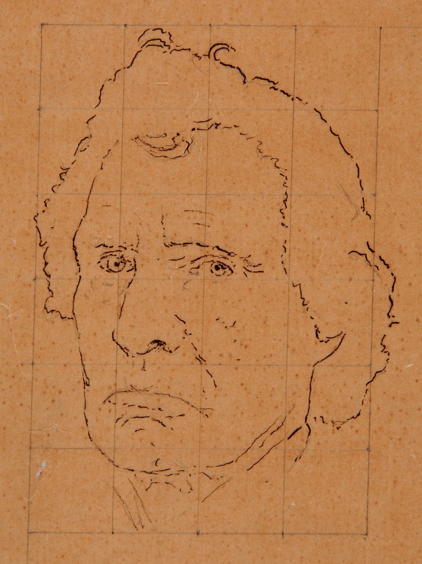William Page:Head of an Elderly Man,16x12"(A3)Poster