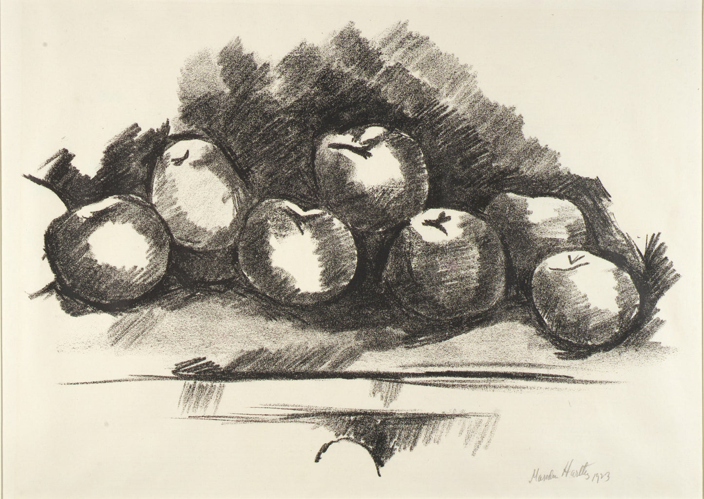 Marsden Hartley:Apples on Table,16x12"(A3)Poster