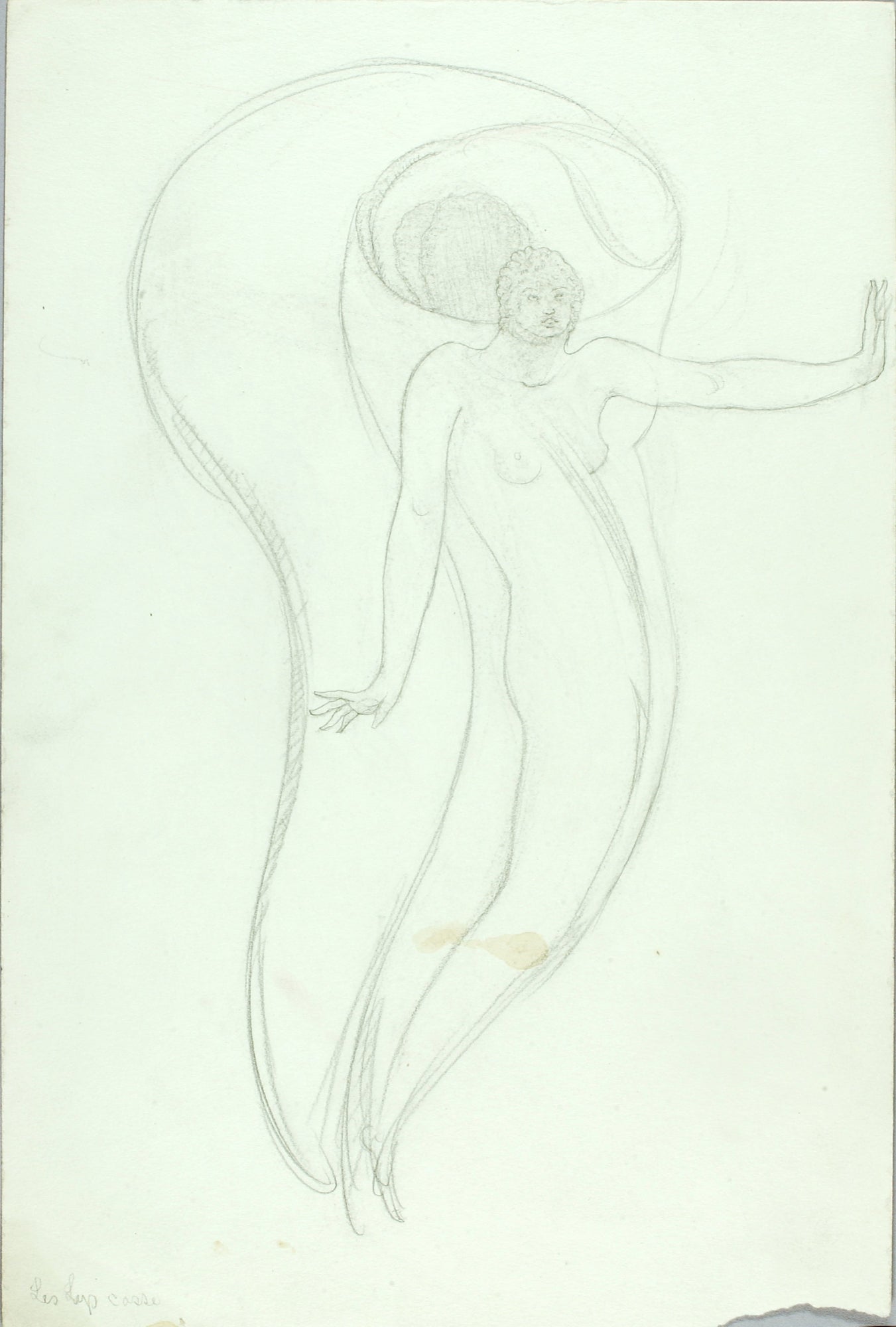 George Grey Barnard:Le Lys Casse (The Broken Lily),16x12"(A3)Poster