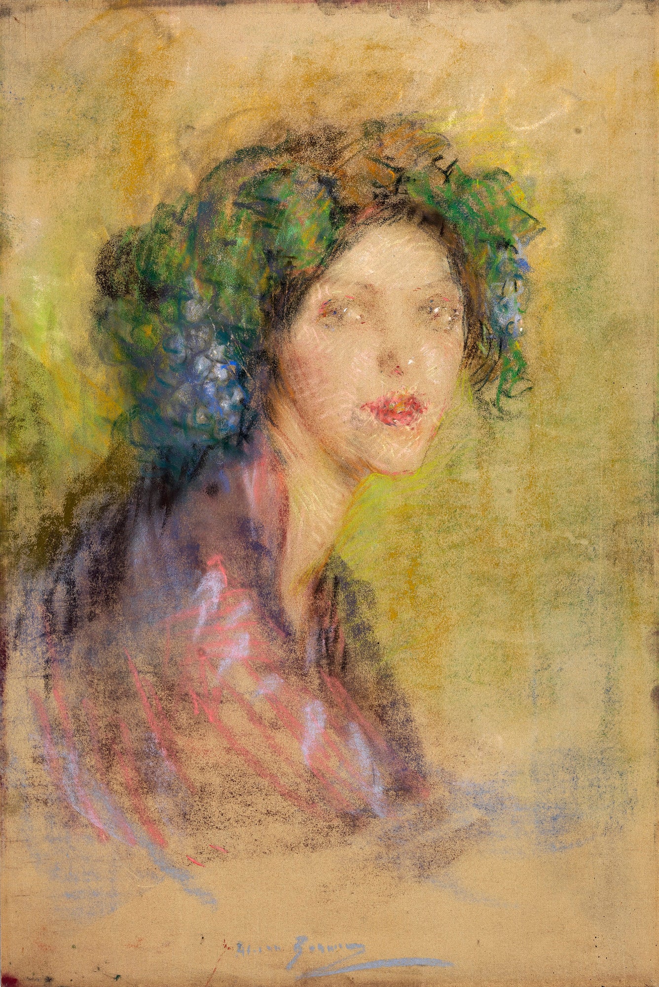 Alice Pike Barney:Bacchante Triste,16x12"(A3)Poster