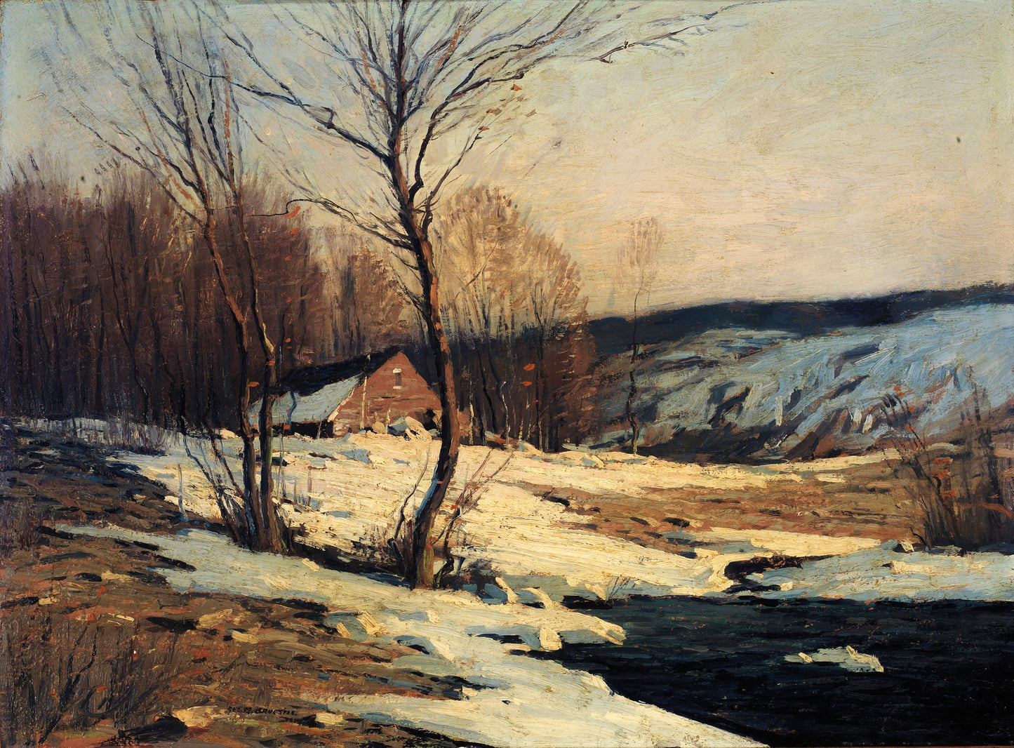 George M. Bruestle:Late Afternoon,16x12"(A3)Poster