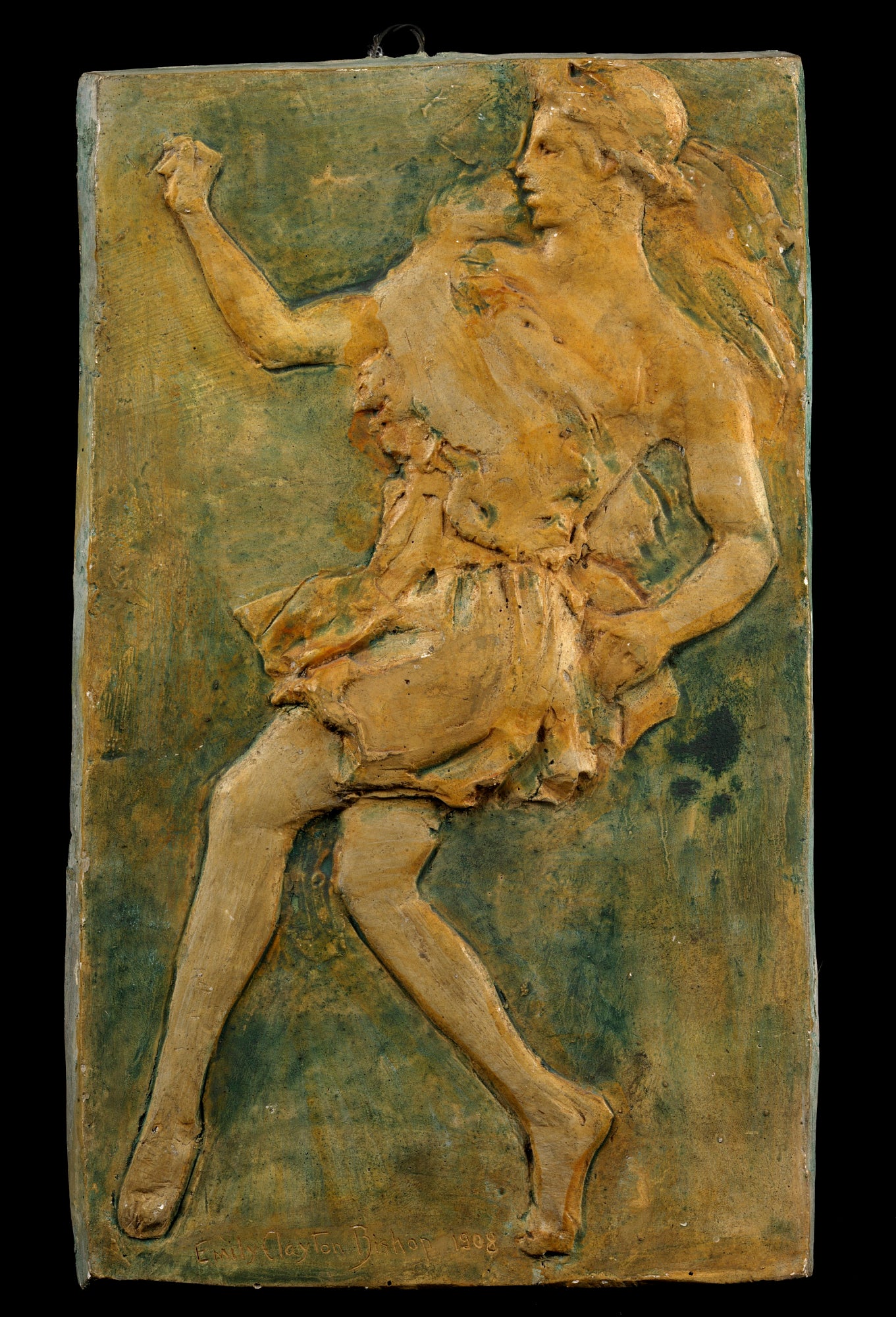 Emily Clayton Bishop:Dancing Male Figure,16x12"(A3)Poster