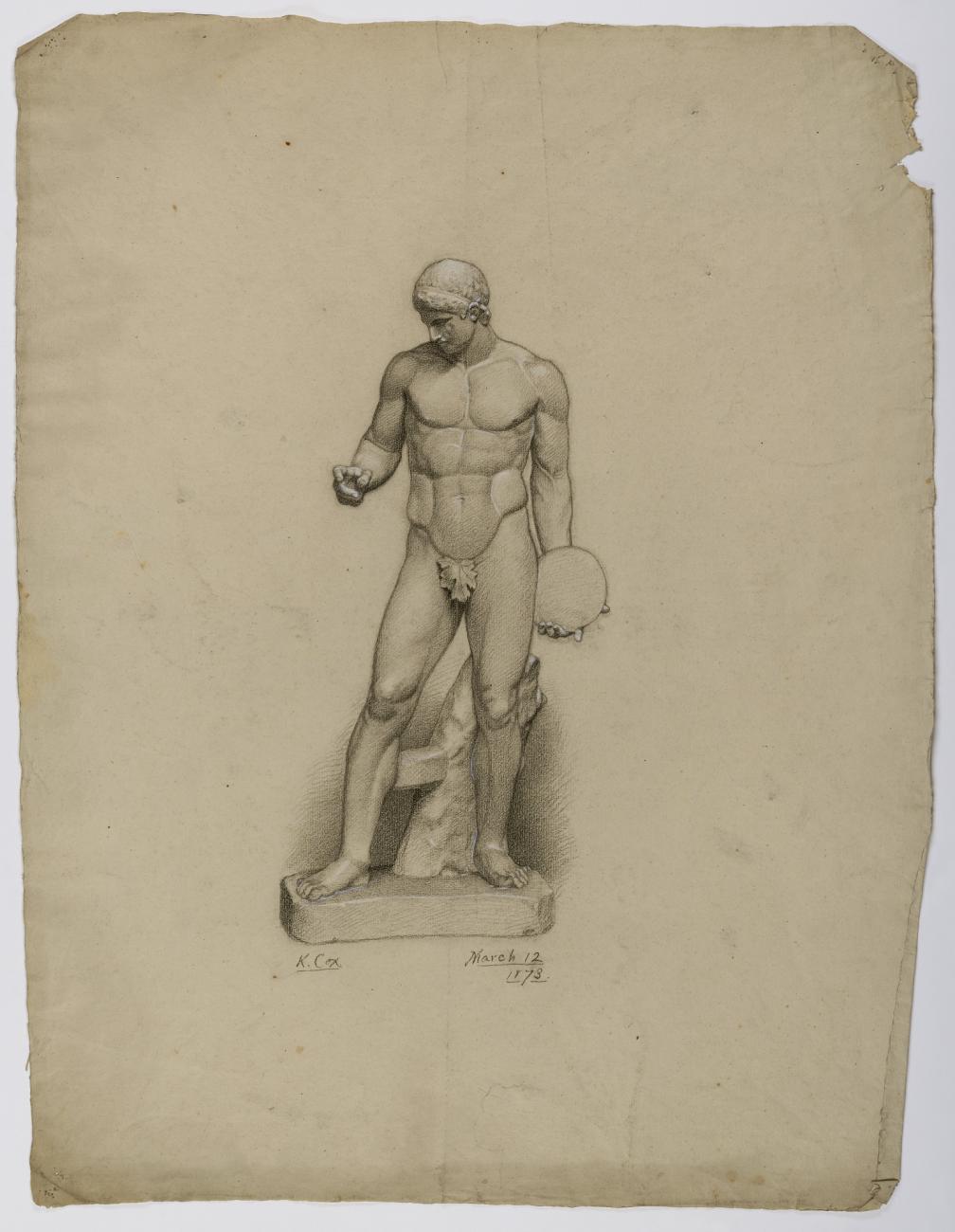 Kenyon Cox:(Untitled) (Greco-Roman Discus Thrower),16x12"(A3)Poster