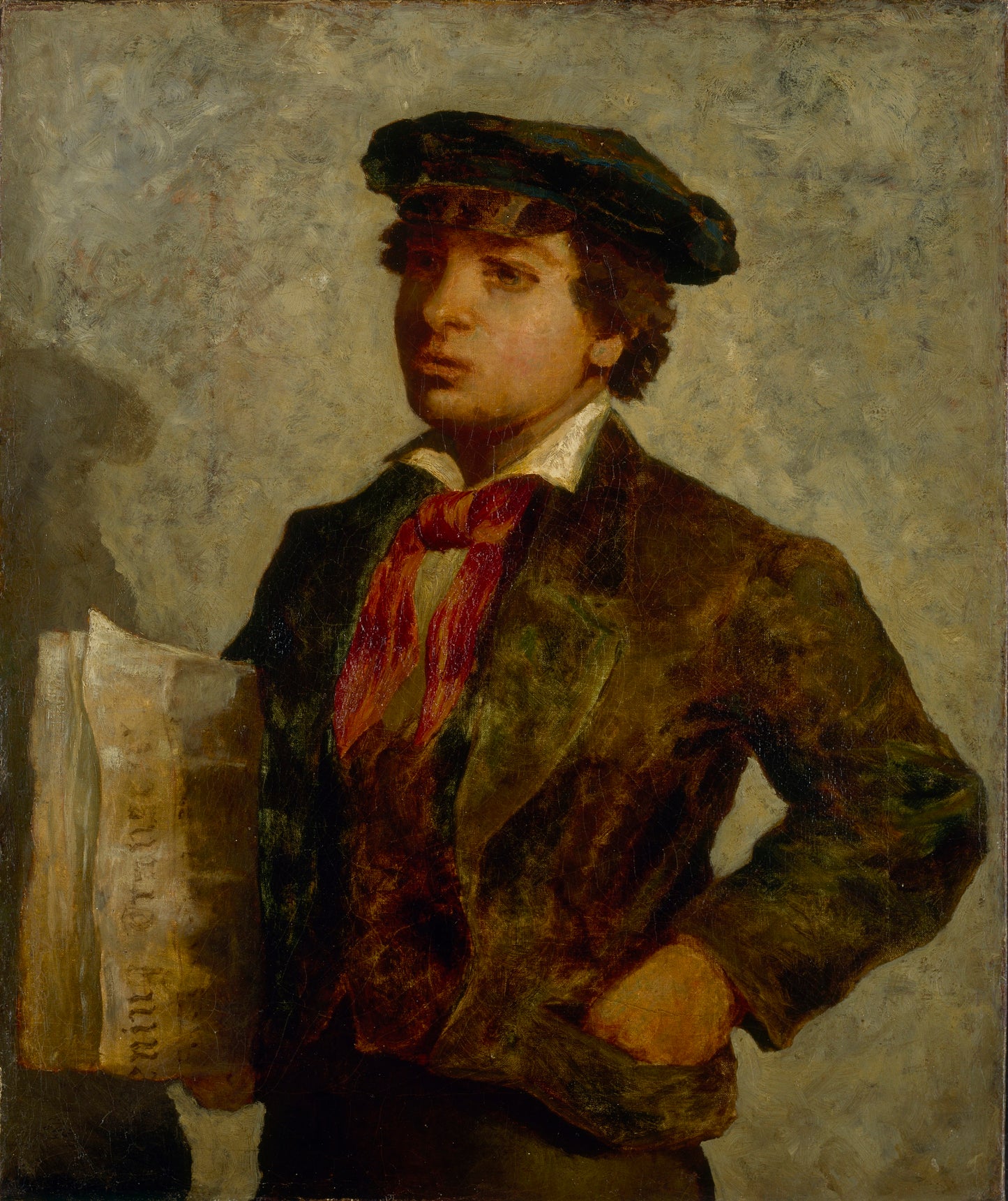 Edward Mitchell Bannister:Newspaper Boy,16x12"(A3)Poster