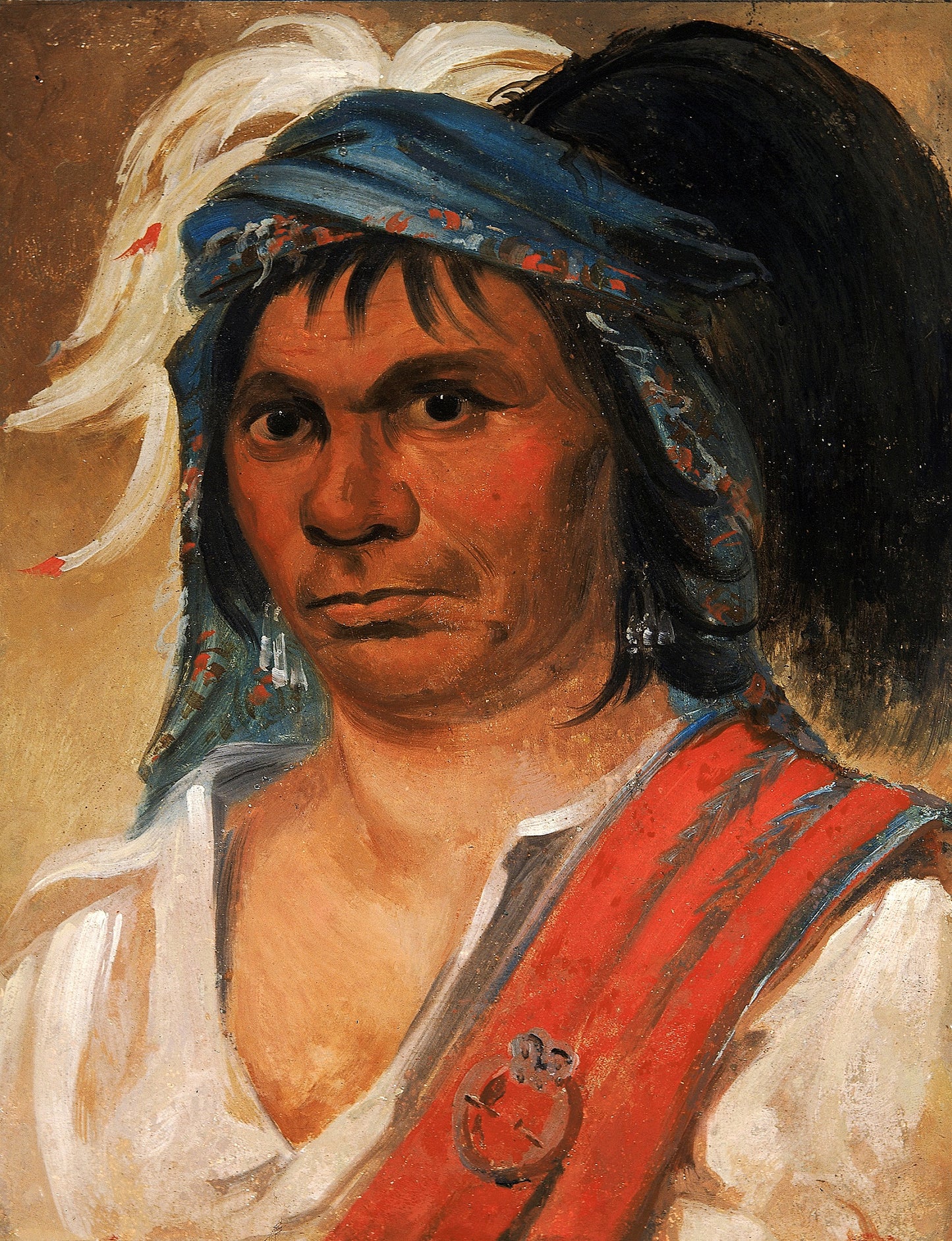 George Catlin:Hard Hickory, an Amiable Man,16x12"(A3)Poster