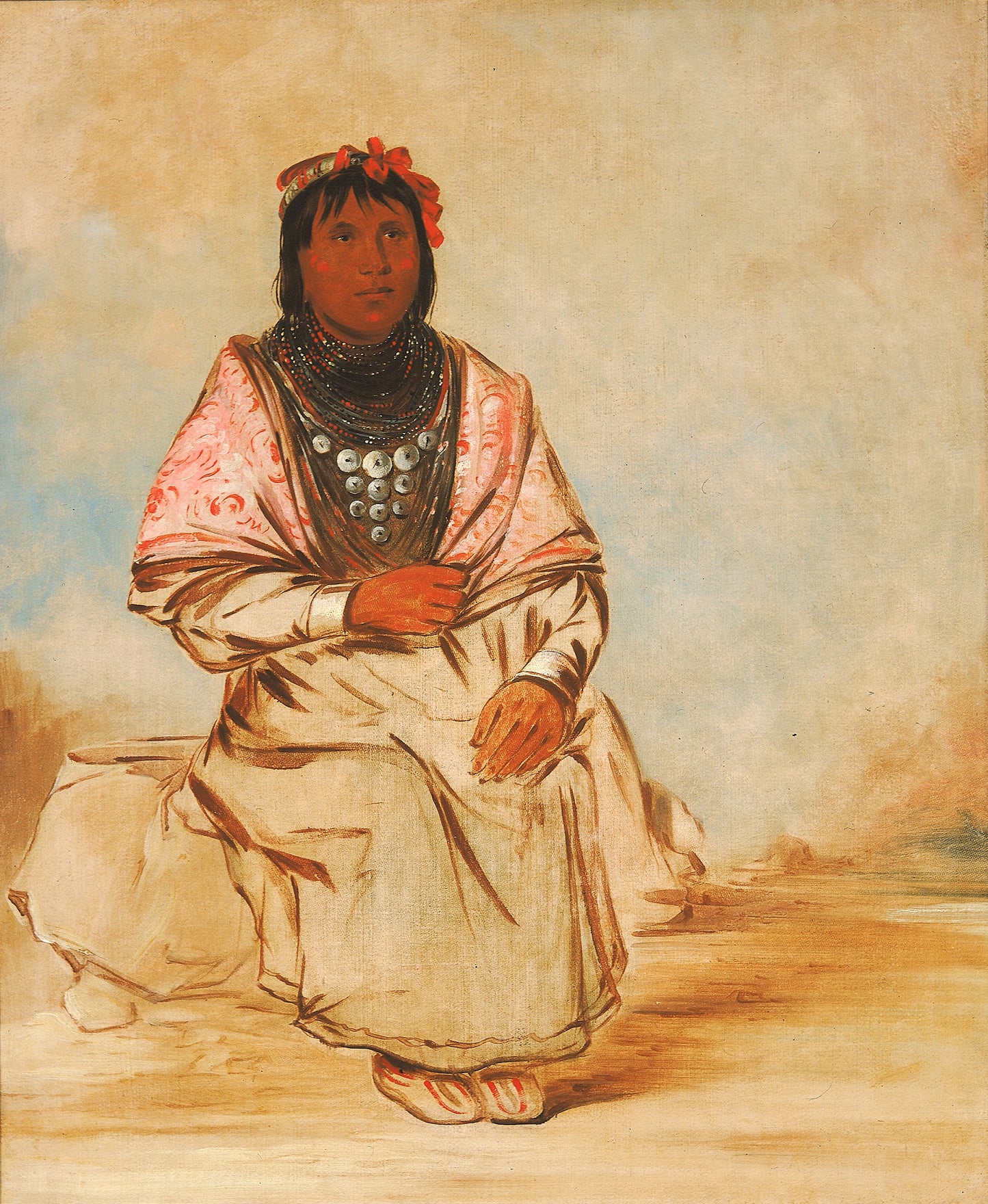 George Catlin:A Seminole Woman,16x12"(A3)Poster