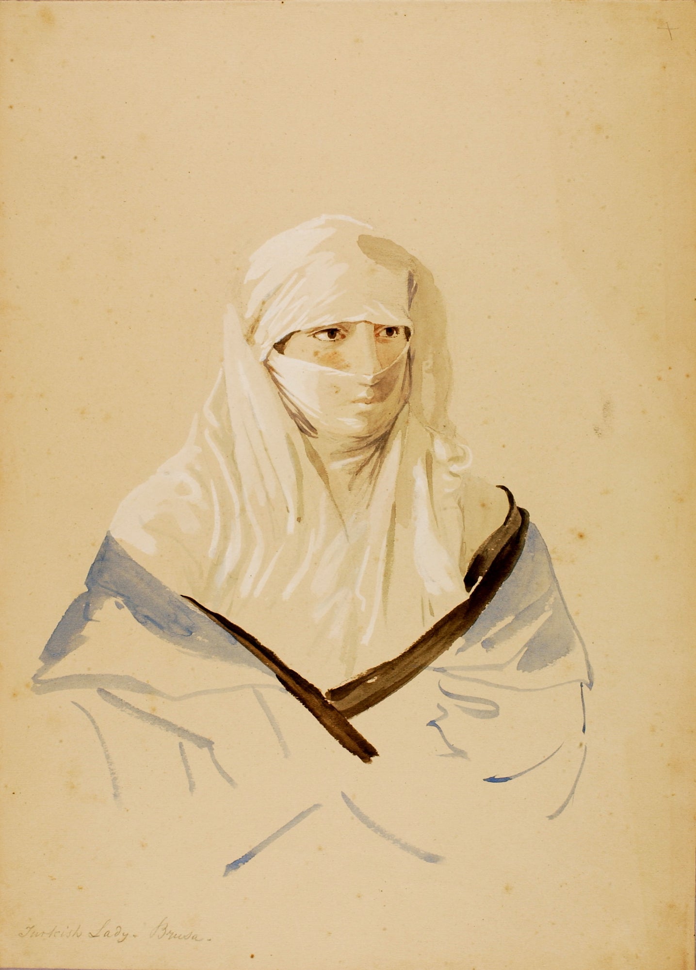 Miner Kilbourne Kellogg:Turkish Lady of Brusa,16x12"(A3)Poster