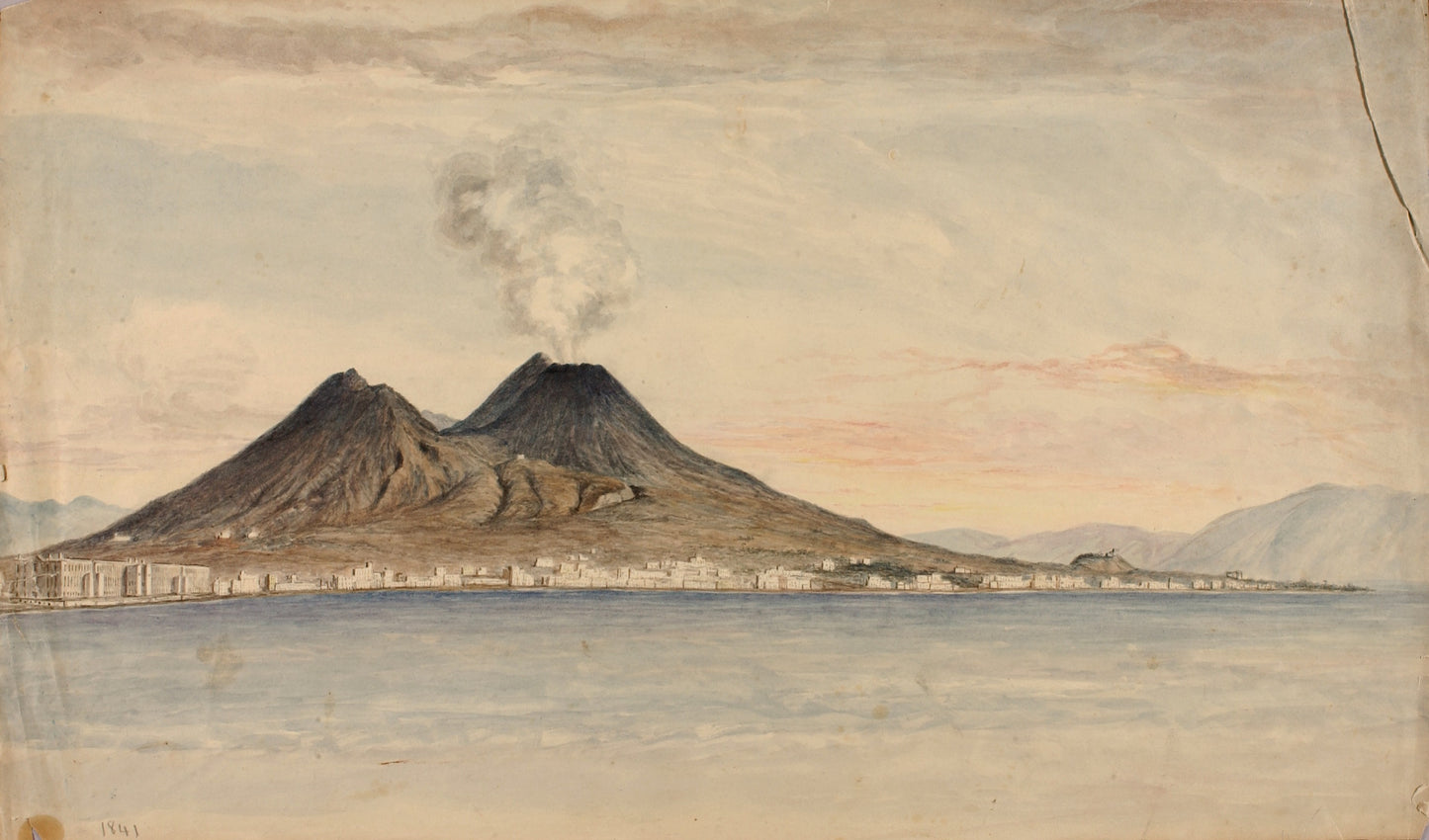 Miner Kilbourne Kellogg:Vesuvius,16x12"(A3)Poster