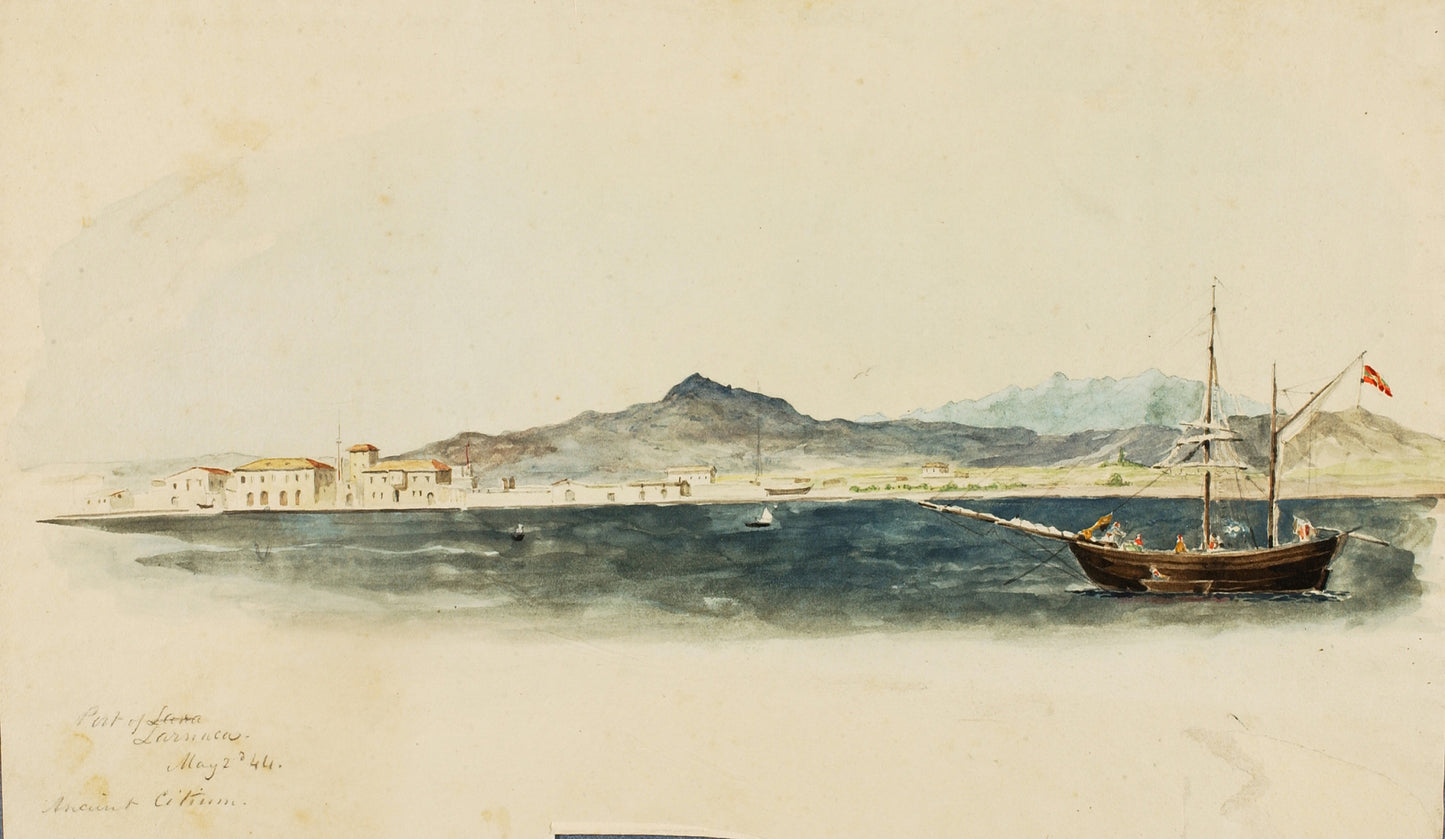 Miner Kilbourne Kellogg:Port of Larnaca,16x12"(A3)Poster