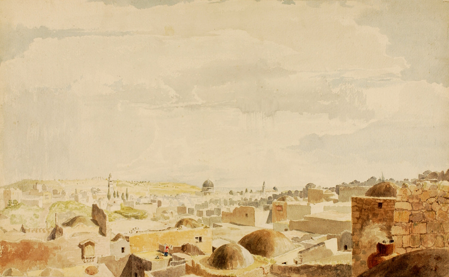 Miner Kilbourne Kellogg:Jerusalem, Israel,16x12"(A3)Poster