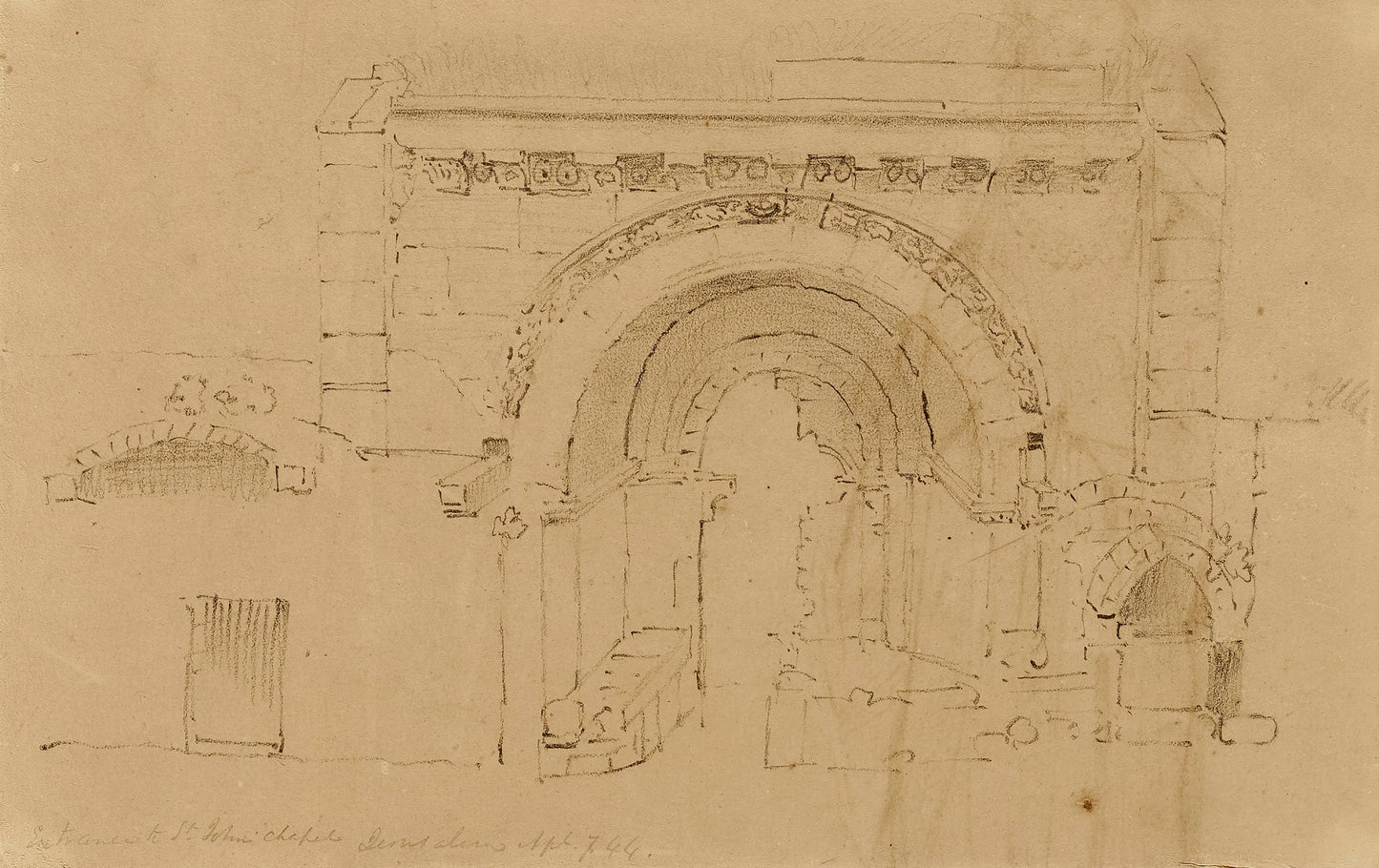 Miner Kilbourne Kellogg:Gate Jerusalem,16x12"(A3)Poster