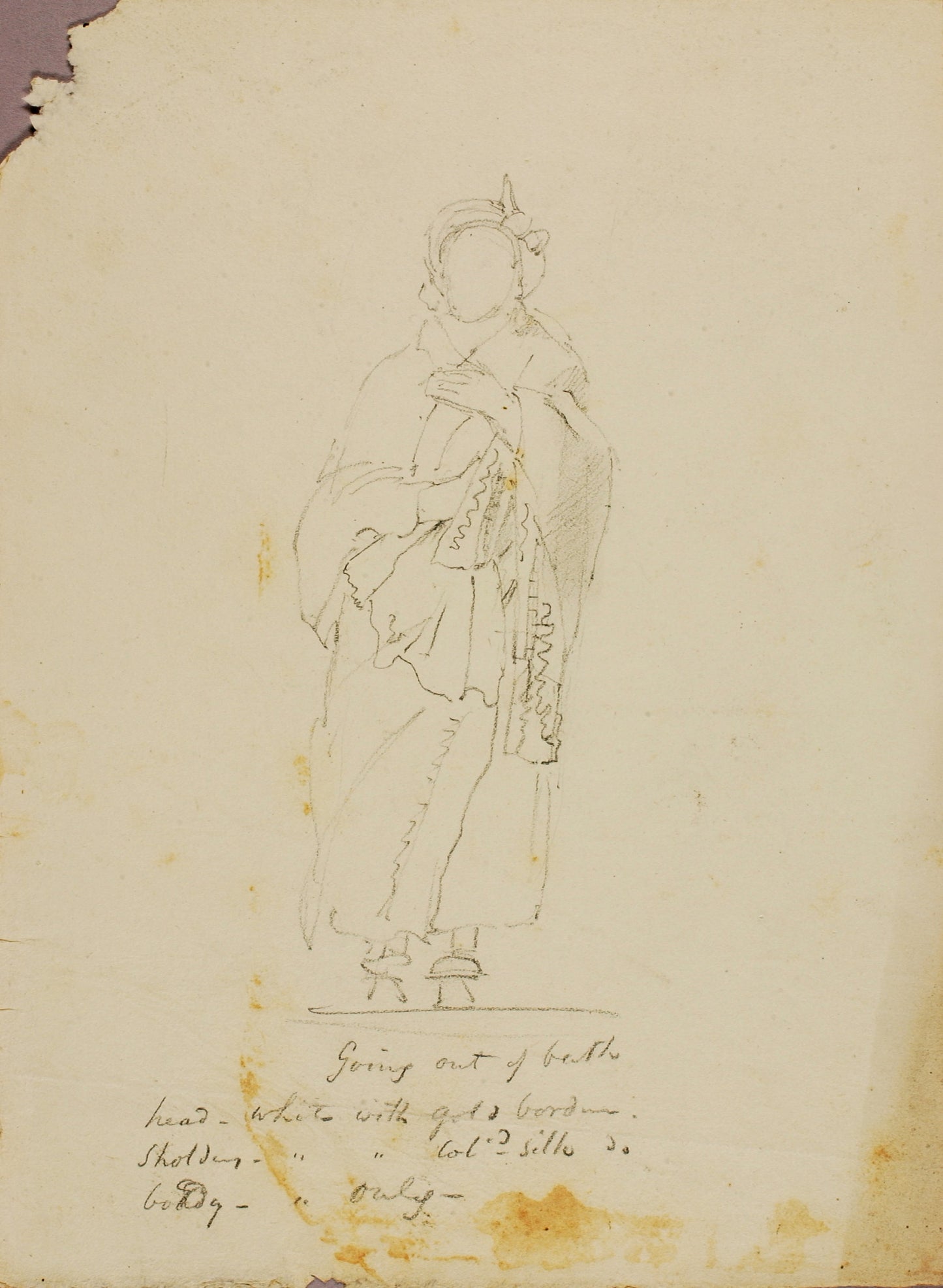 Miner Kilbourne Kellogg:Figure Study (Exiting Bath),16x12"(A3)Poster