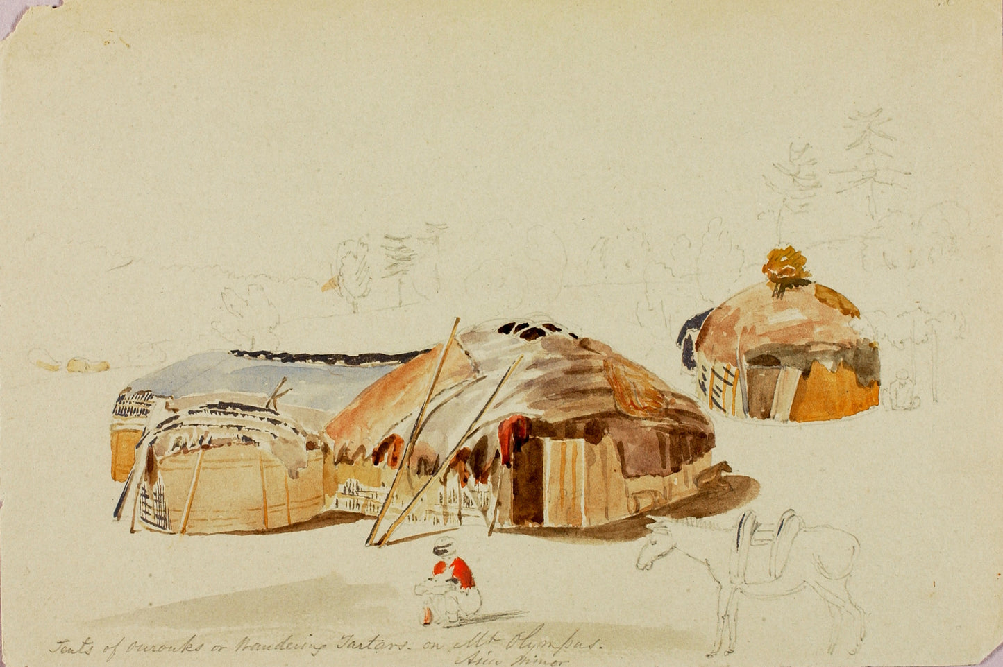 Miner Kilbourne Kellogg:Tents of Ourouks,16x12"(A3)Poster