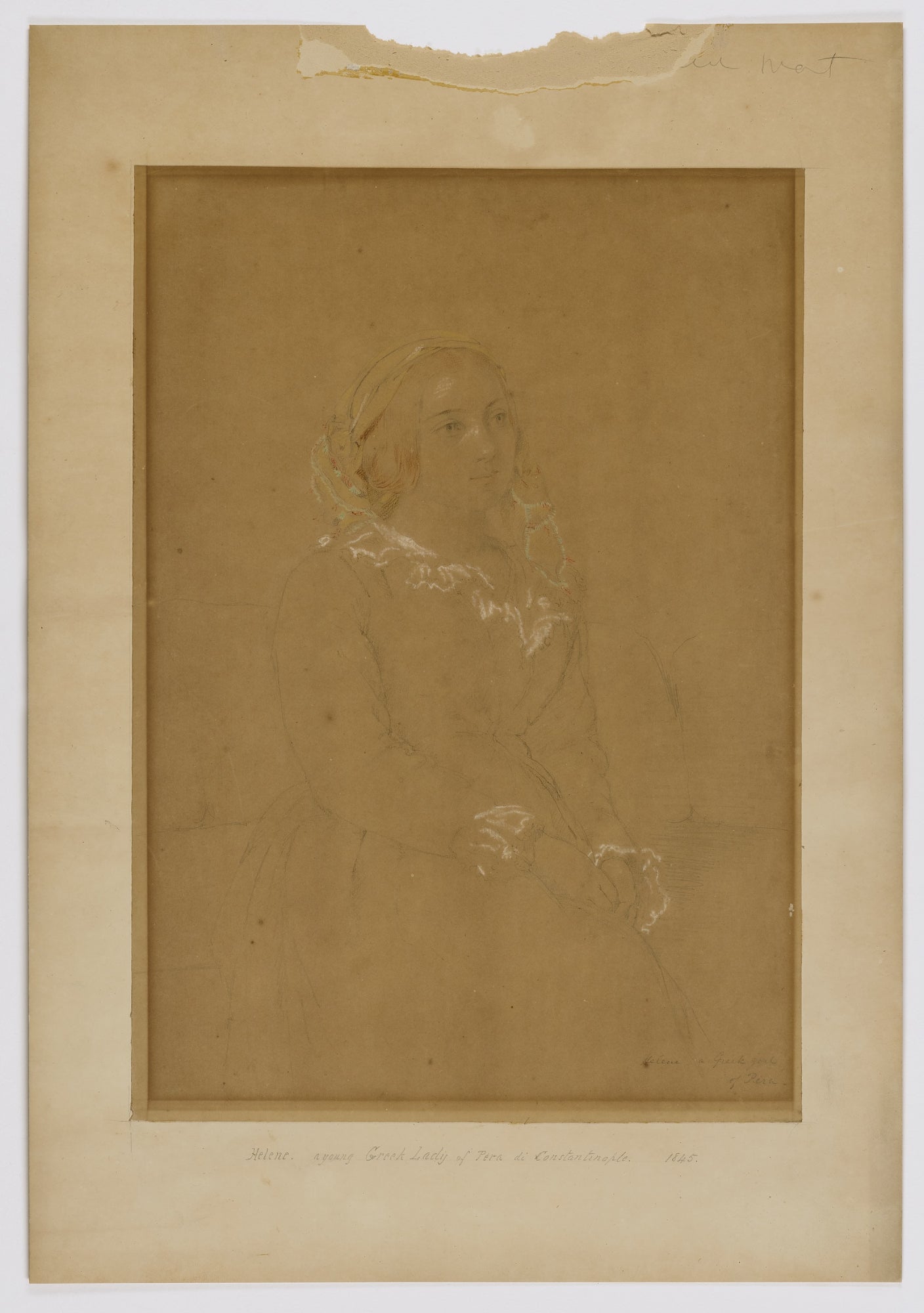 Miner Kilbourne Kellogg:Helene, a young Greek Lady of Pera d,16x12"(A3)Poster