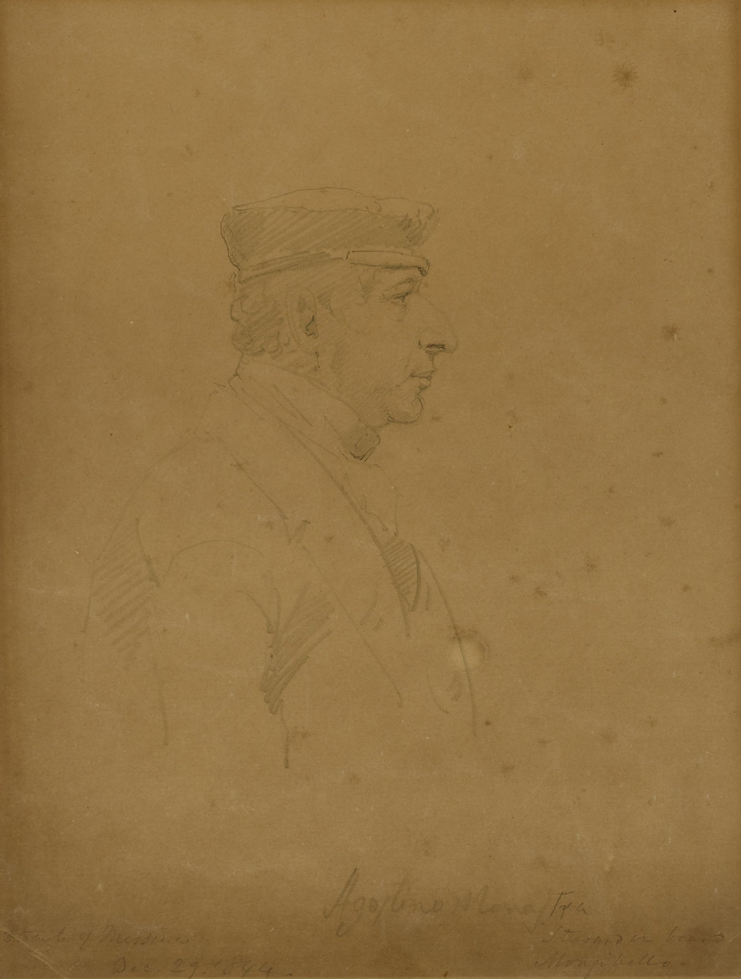 Miner Kilbourne Kellogg:Agostino Manfredo,16x12"(A3)Poster