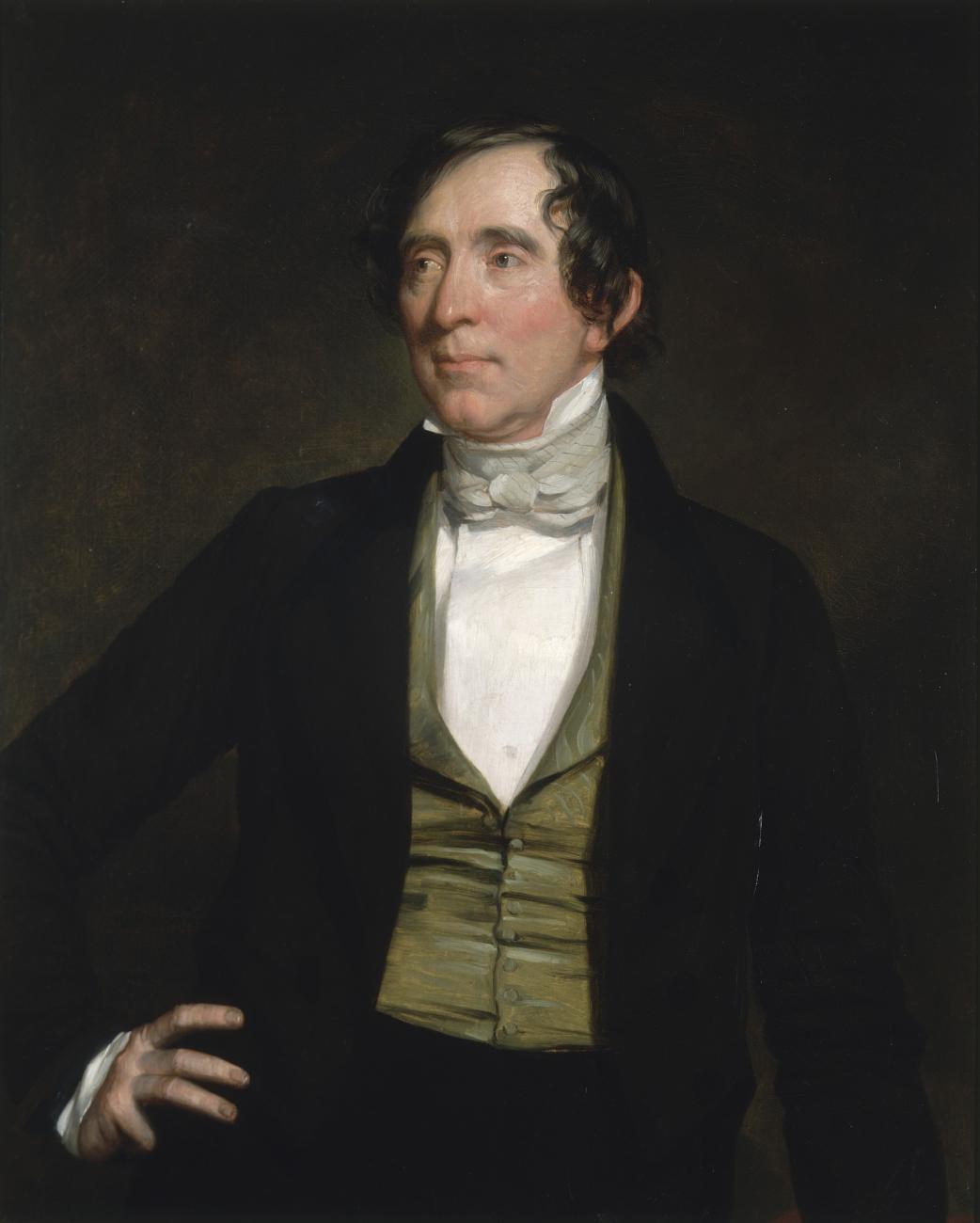 George Peter Alexander Healy:William C. Preston,16x12"(A3)Poster