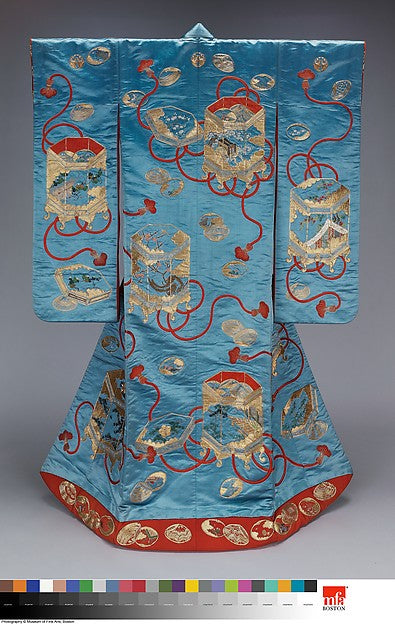 :???????????,Over Robe with Shell-Matching Game Boxes mid- 1-16x12"(A3) Poster