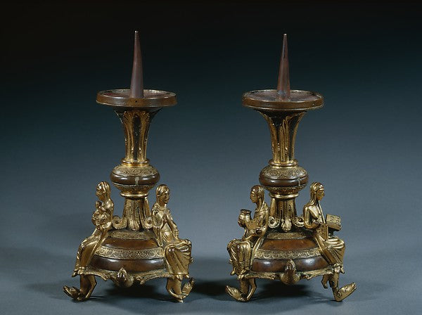 :Pair of Altar Candlesticks c1160-16x12"(A3) Poster