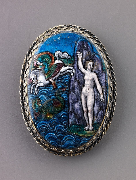 probably Jean II Reymond:Watchcase cover: Perseus and Androm-16x12"(A3) Poster