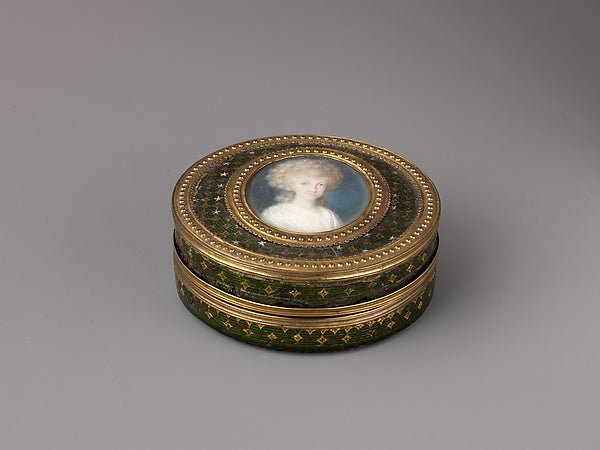 :Snuffbox with a Portrait of a Woman c1785-16x12"(A3) Poster