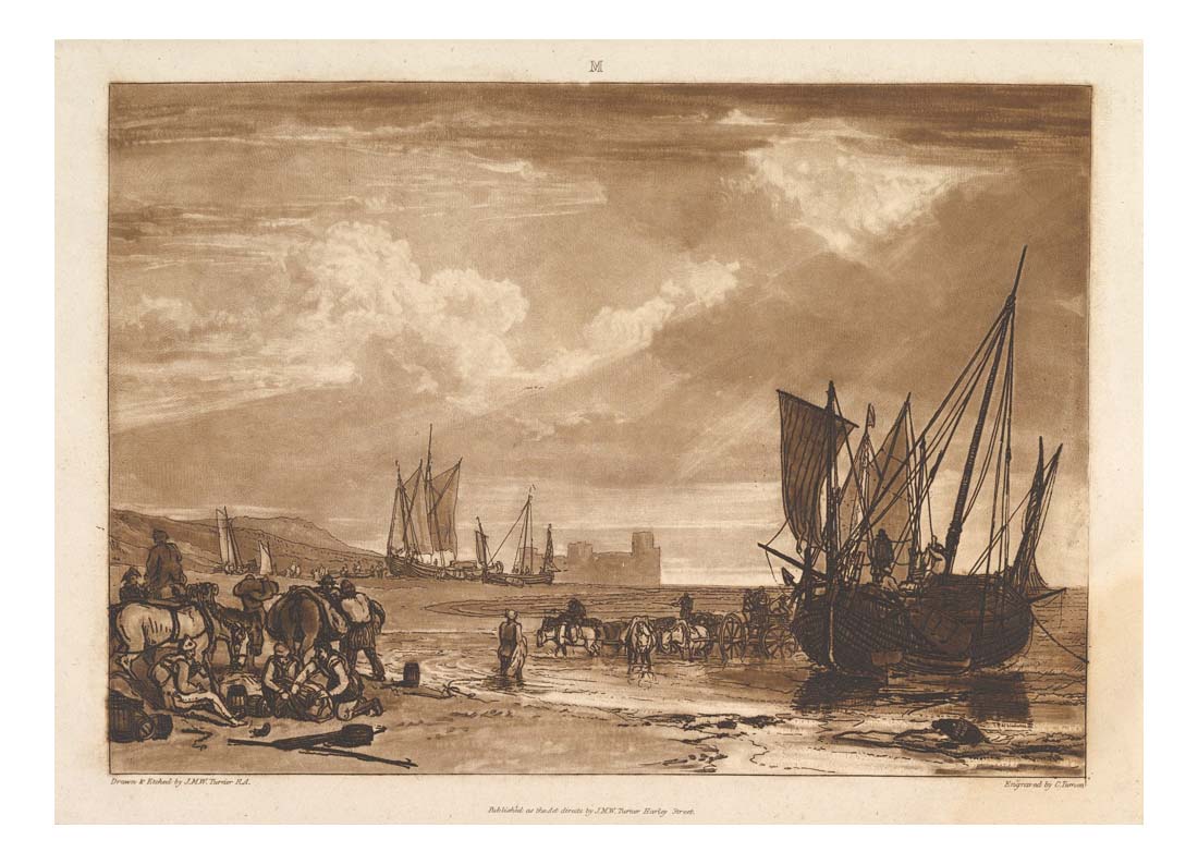 Scene on the French Coast, 1807 by John Mallord William Turner RA