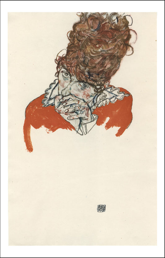 Schiele edith_150 by Egon Schiele, 12x8" (A4) Poster Print