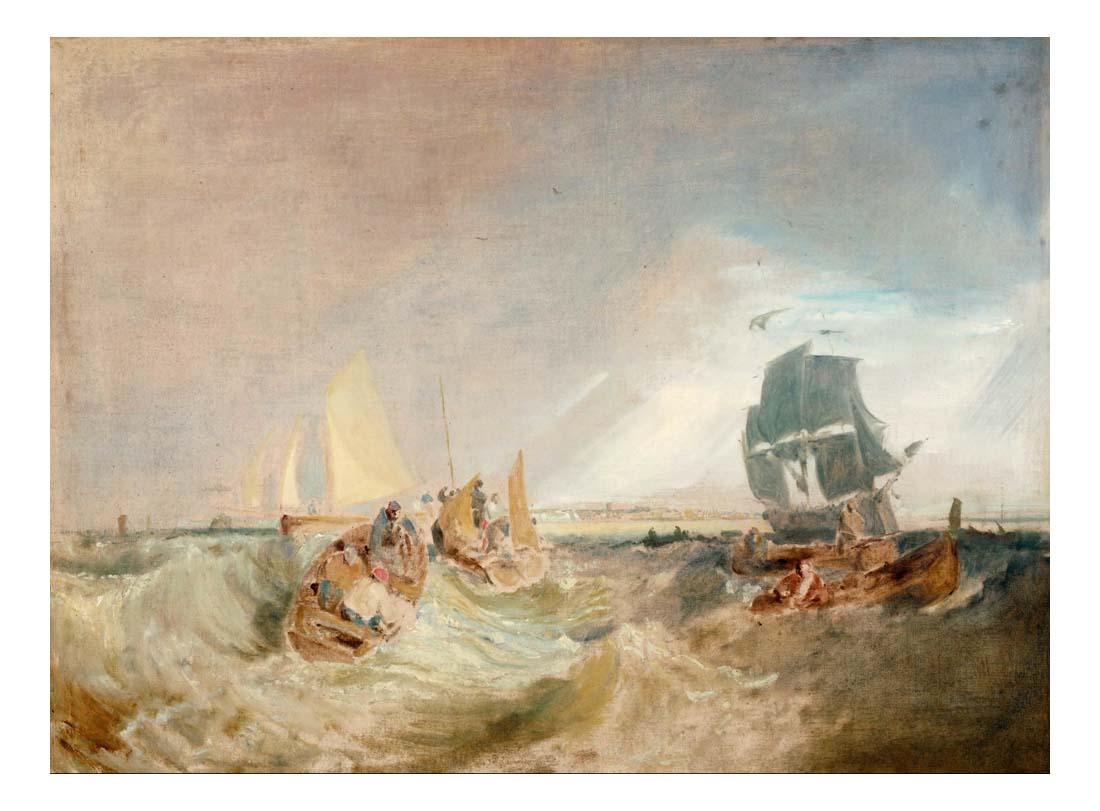 Shipping at the Mouth of the Thames by John Mallord William Turner RA