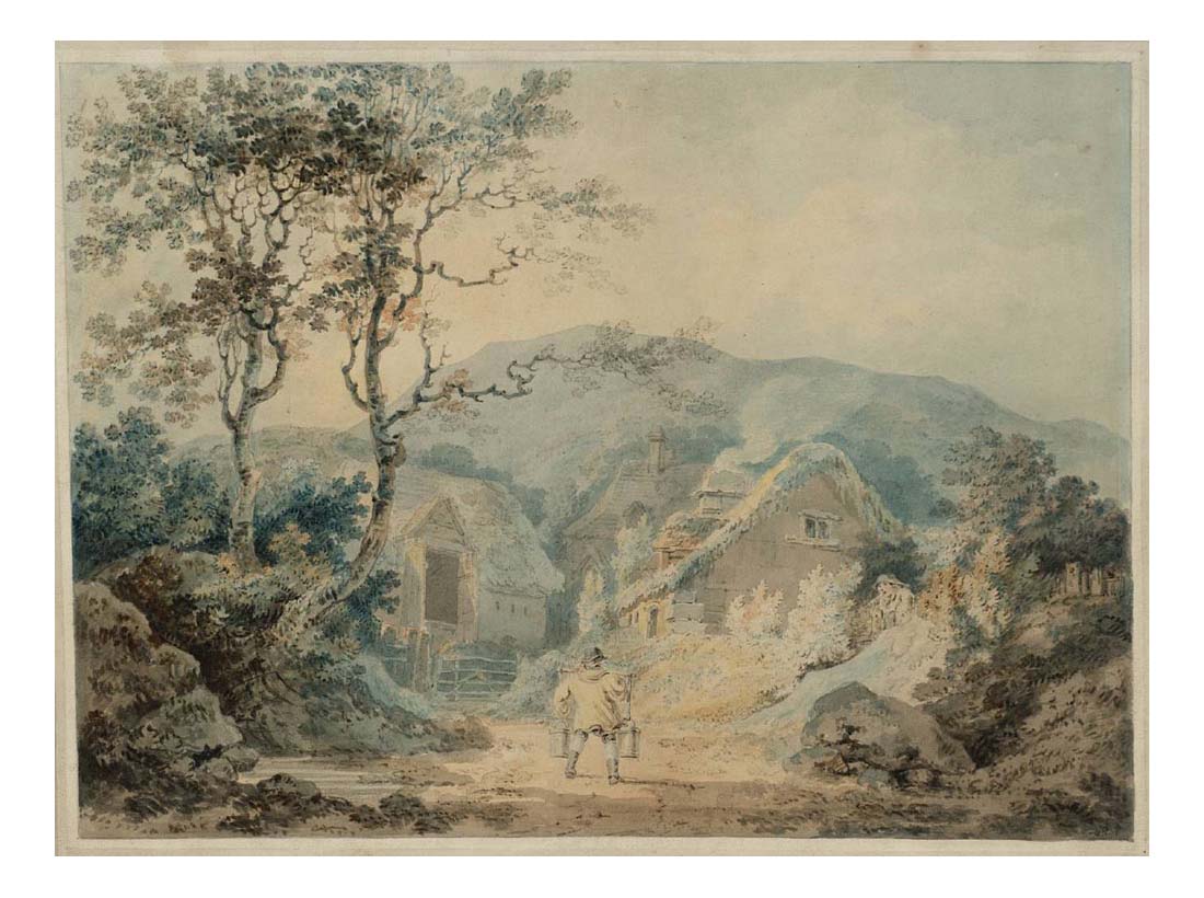 Skyrrid Farm and Ysgyryd Fawr, 1792 01 by John Mallord William Turner RA