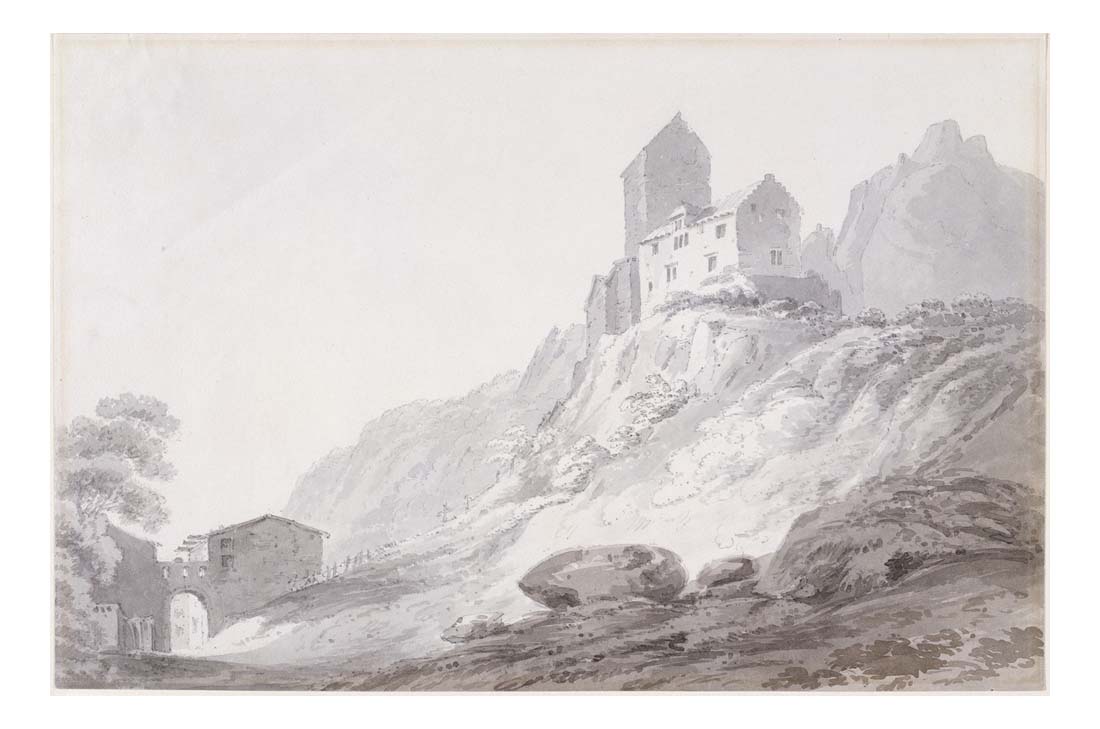 South Gate of Sargans, 1794 by John Mallord William Turner RA, 12x8"(A4) Poster