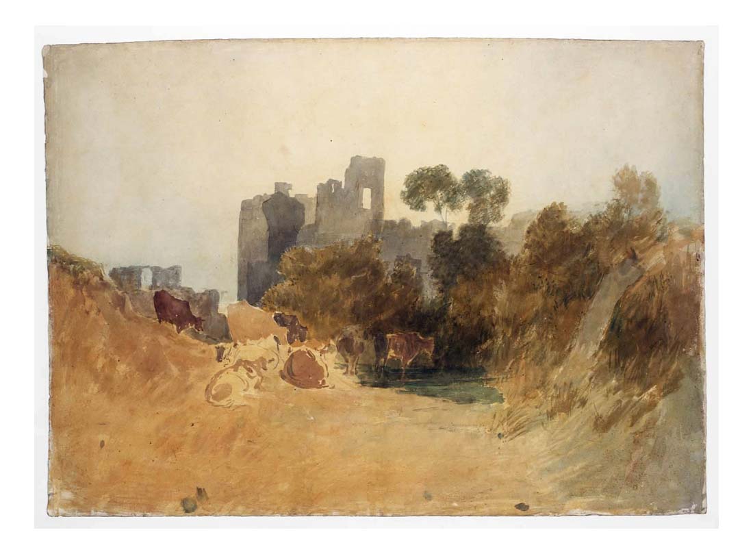 St Agatha's Abbey, 1800-02 by John Mallord William Turner RA, 12x8"(A4) Poster