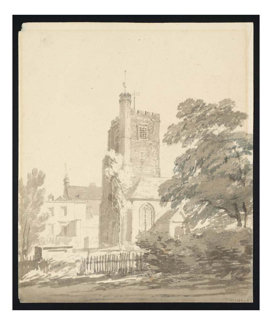 St Mary's Church, Monken Hadley, Middlesex, 1796 by John Mallord William Turner RA