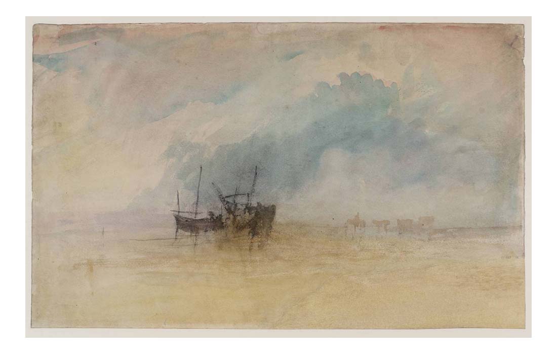 Stranded Vessels on the Sands, 1830 by John Mallord William Turner RA