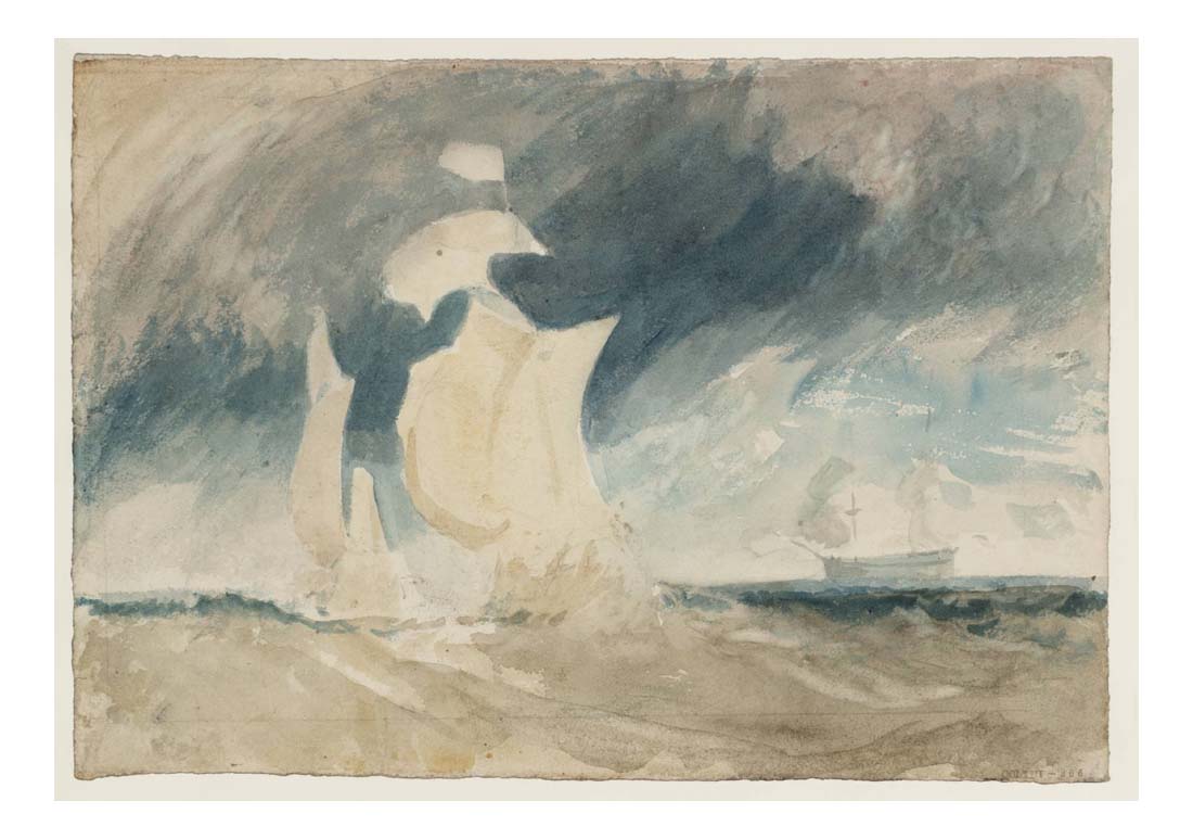 Study for 'Sheerness', 1824 by John Mallord William Turner RA