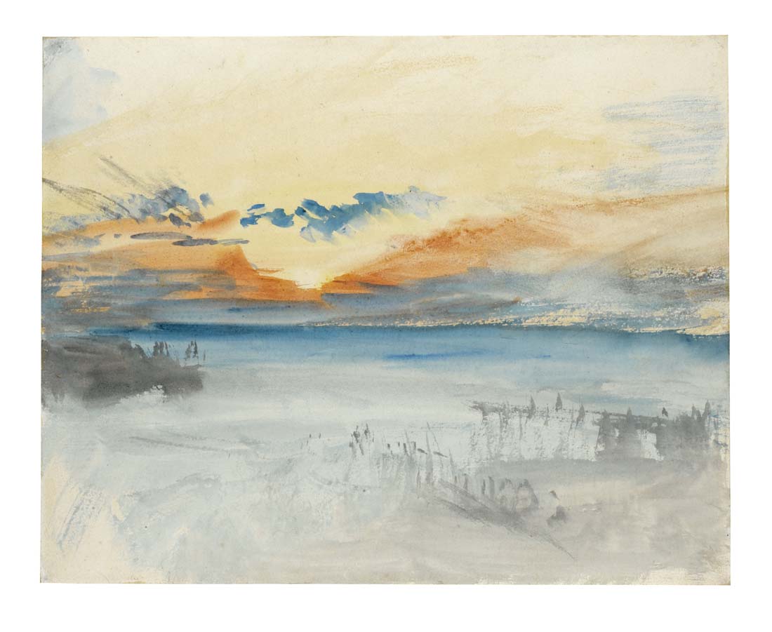 Sunset over Water by John Mallord William Turner RA