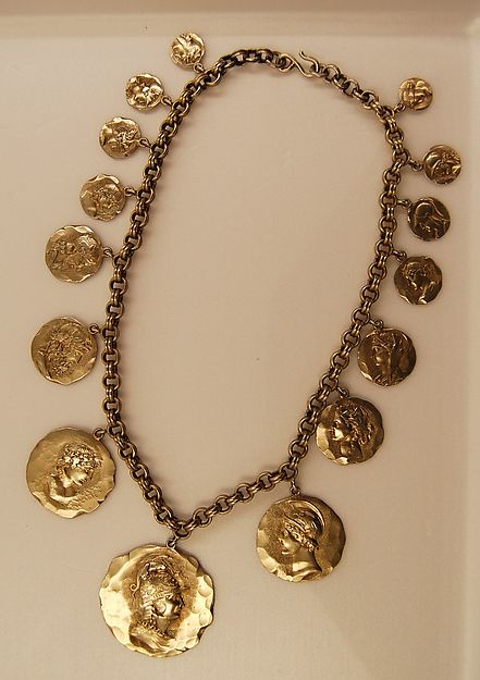 Necklace c1880 George W. Shiebler & Co., Poster Print