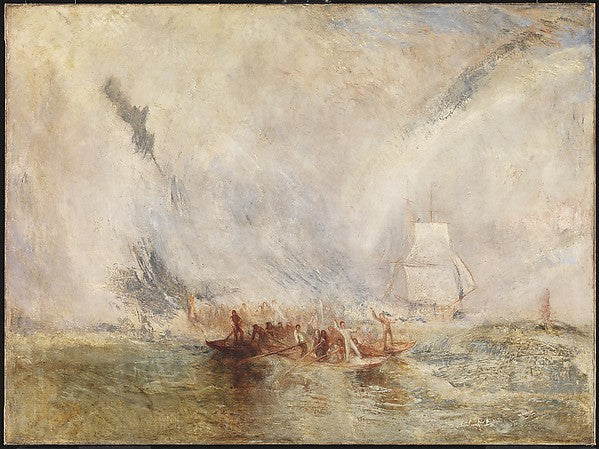 Joseph Mallord William Turner:Whalers c1845-16x12"(A3) Poster