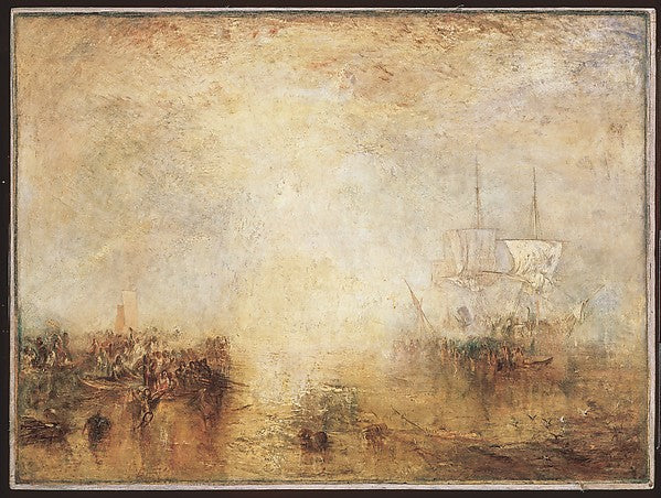 Joseph Mallord William Turner:“Hurrah! for the Whaler Erebus-16x12"(A3) Poster