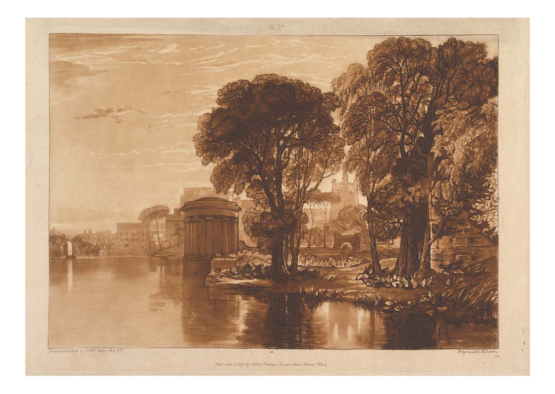 The Alcove, Isleworth, 1819 01 by John Mallord William Turner RA, 12x8"(A4) Poster