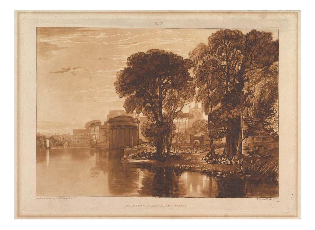 The Alcove, Isleworth, 1819 by John Mallord William Turner RA, 12x8"(A4) Poster