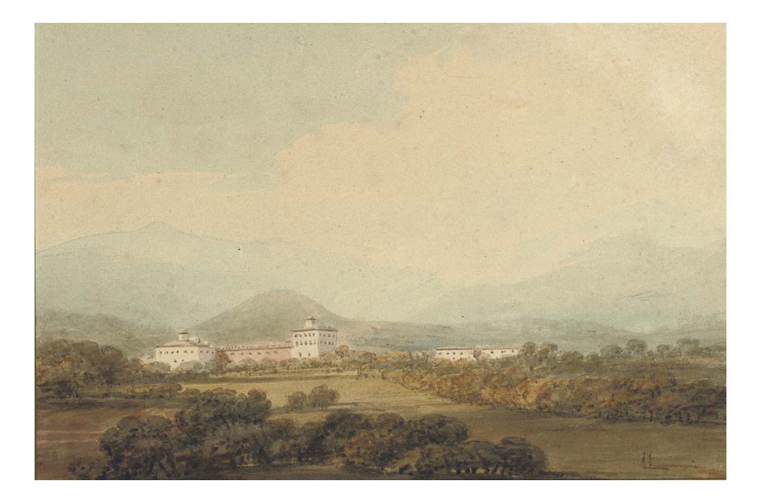The Bishop's Palace at Brescia, Northern Italy by John Mallord William Turner RA