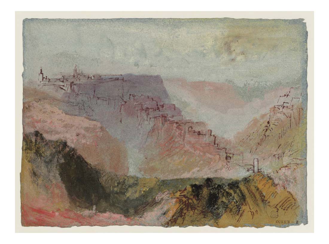 The Bock, Luxembourg, 1839 by John Mallord William Turner RA