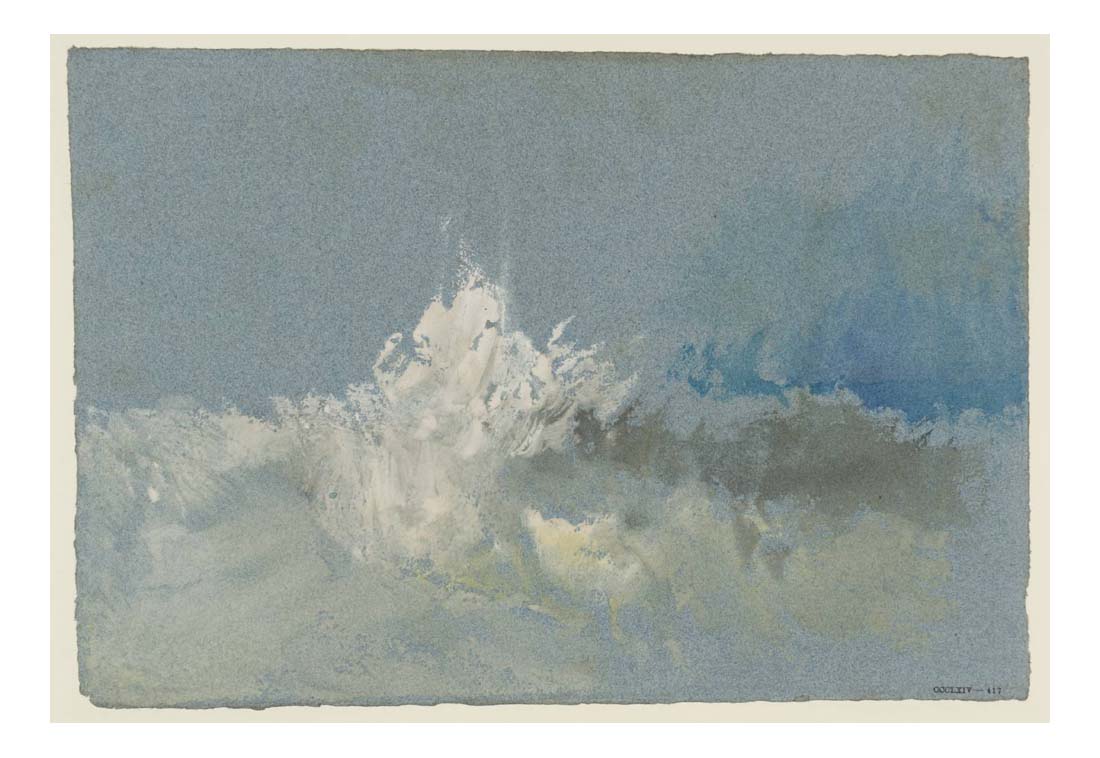 The Breaking Wave, 1832 by John Mallord William Turner RA, 12x8"(A4) Poster