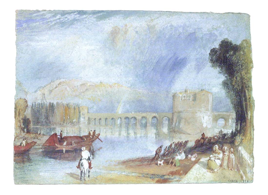 The Bridge of Meulan, 1833 by John Mallord William Turner RA