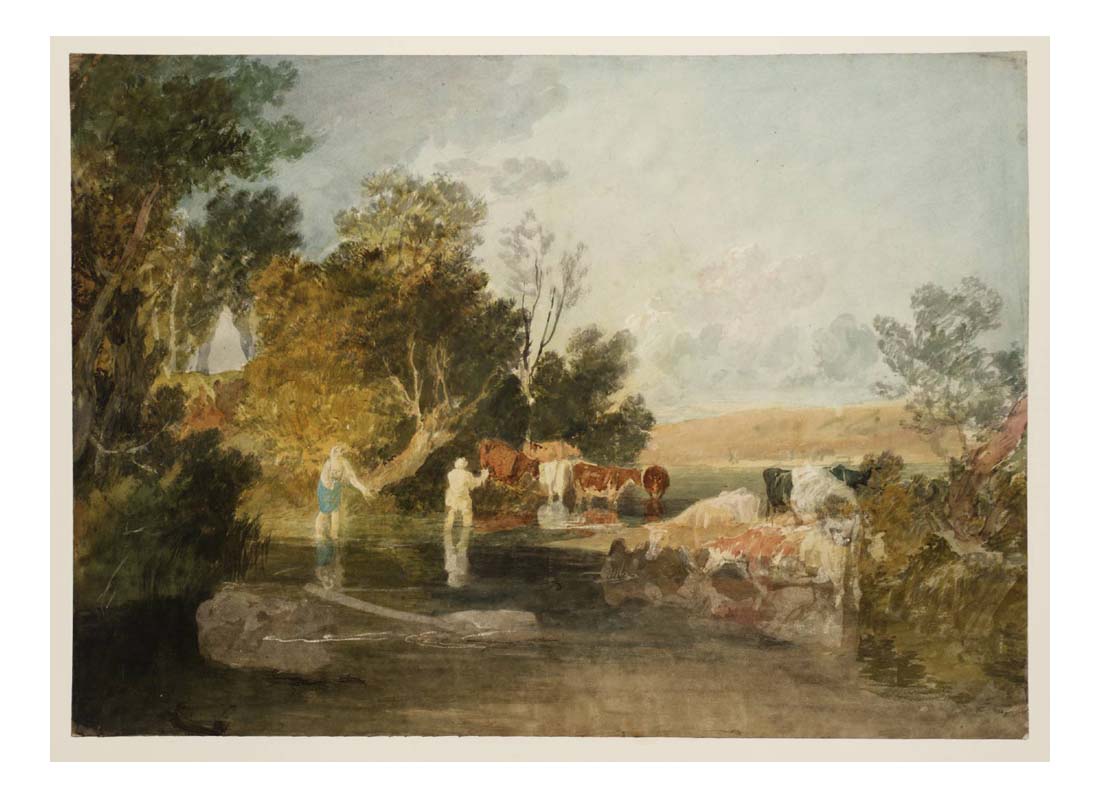 The Ford, 1805 by John Mallord William Turner RA, 12x8"(A4) Poster