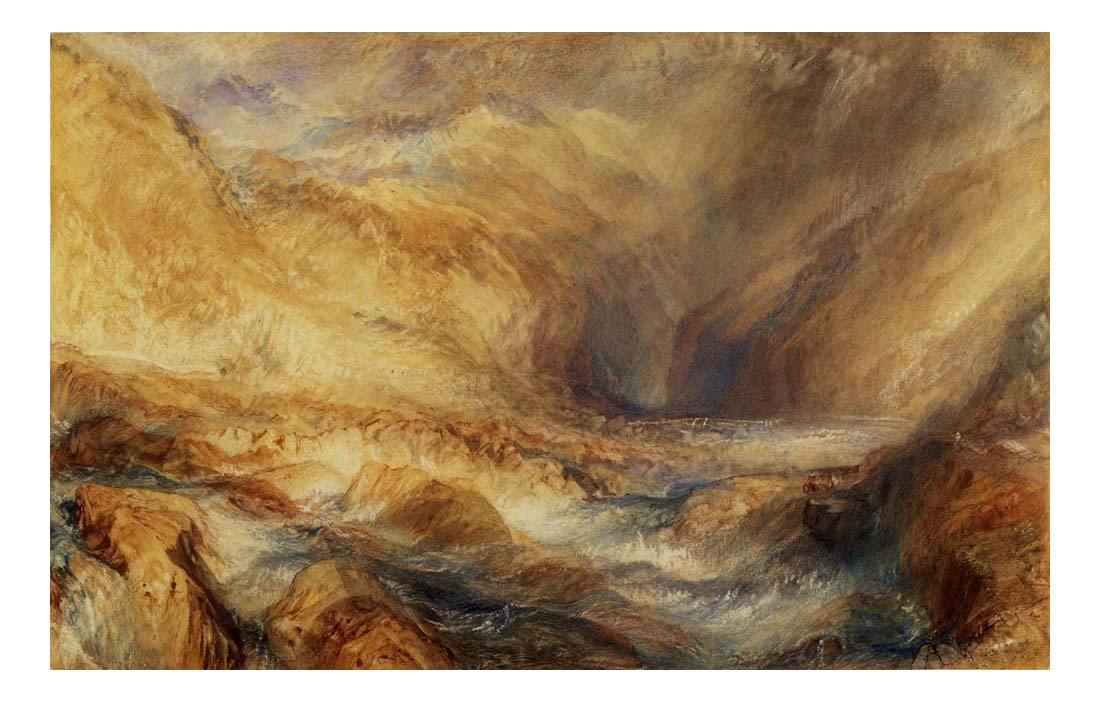 The Pass at Faido, St. Gotthard by John Mallord William Turner RA