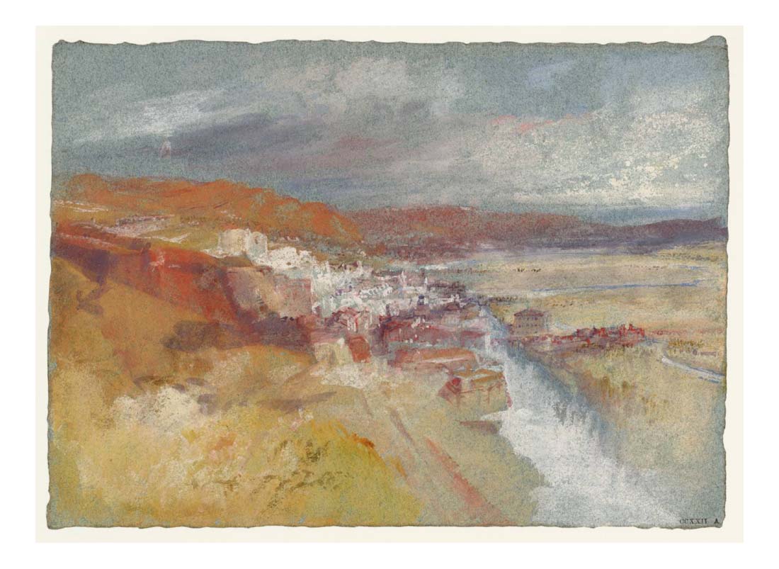 The Ruby Fortress, 1826 by John Mallord William Turner RA, 12x8"(A4) Poster